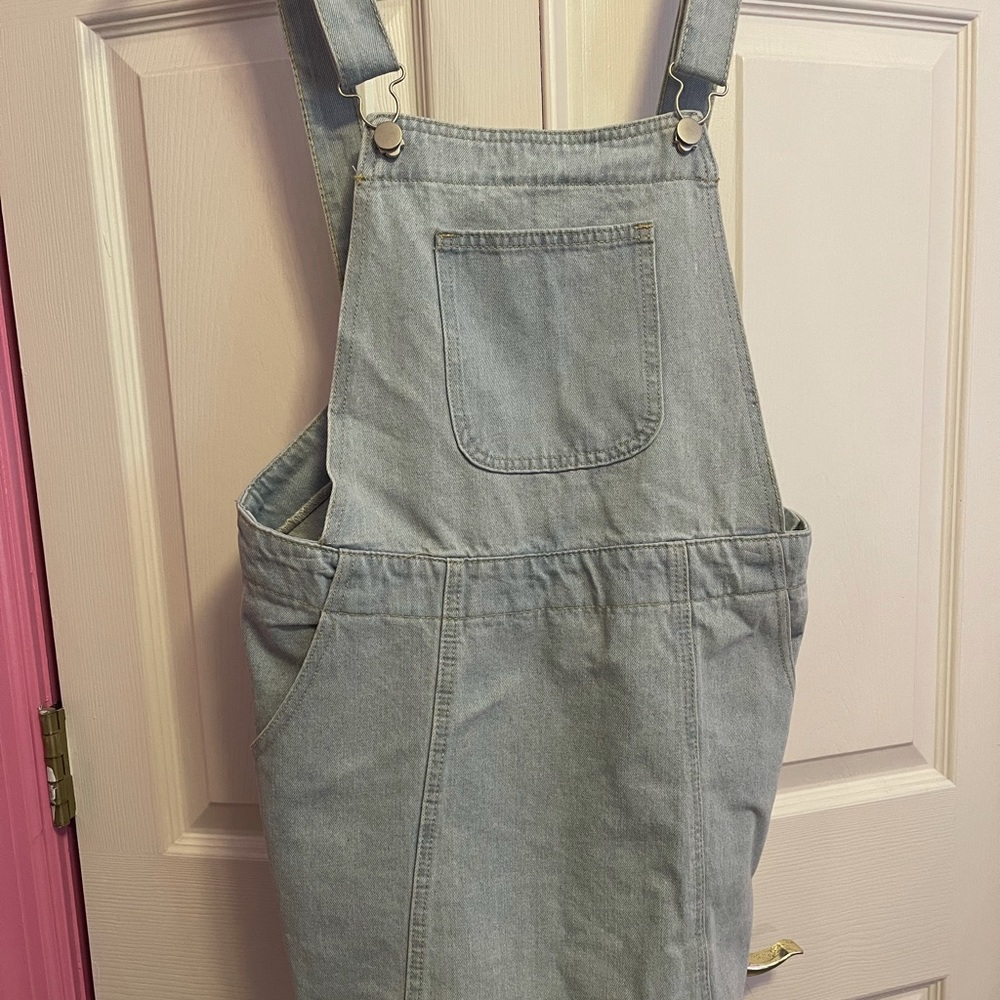 Pretty little thing over all dress worn once